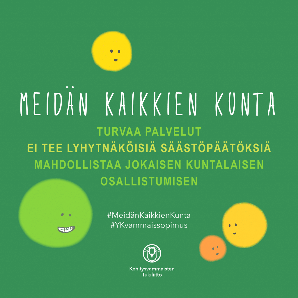 meidän kaikkien kunta: tukiliiton 3 tavoitetta