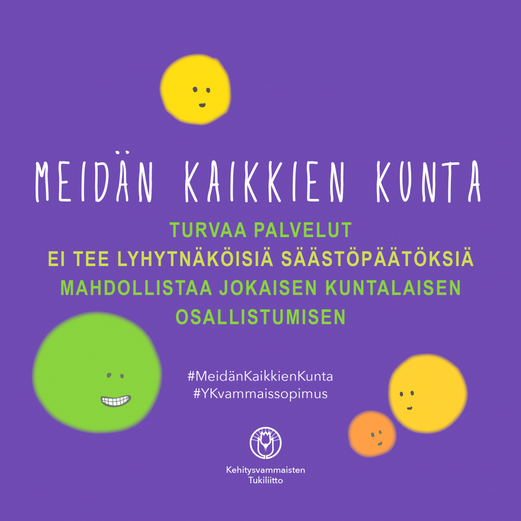 meidän kaikkien kunta: tukiliiton 3 tavoitetta