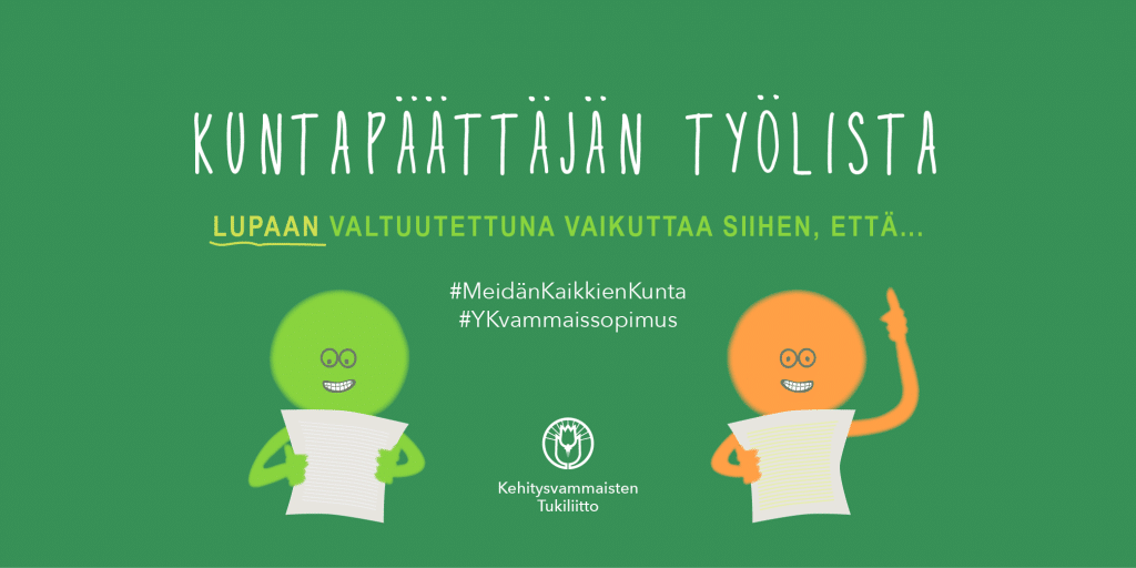 teksti: kuntapäättäjän työlista