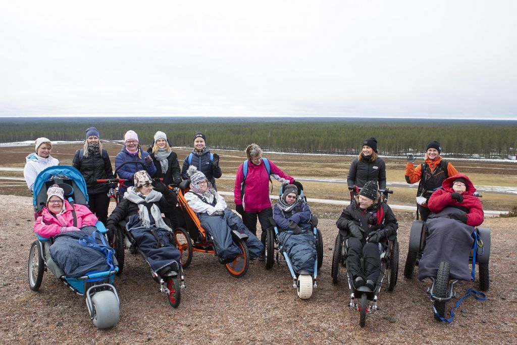 Retki Jämijärvellä isolla porukalla.