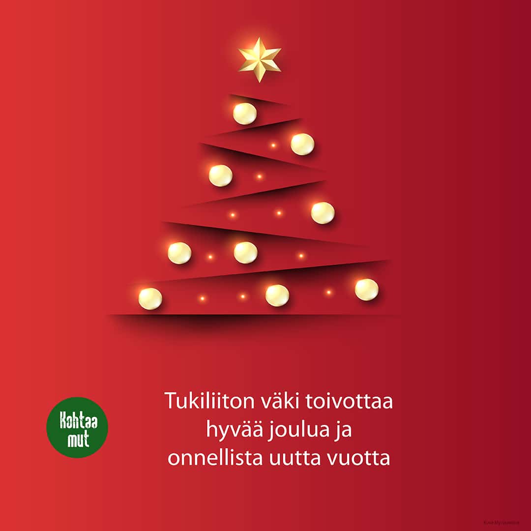 Tukiliiton väki toivottaa hyvää joulua ja onnellista uutta vuotta